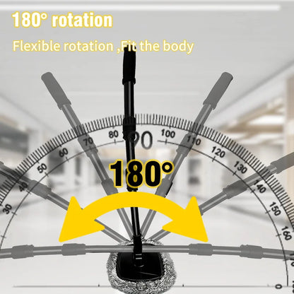 Retractable Bent Bar Car Wash Brush