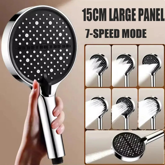 7 Modes Pressurized Showerhead