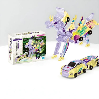 Unicorn Transformer 2-in-1 Magnetic Car Toy
