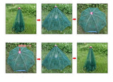 Foldable Smartlyo fishing net with a lightweight frame and mesh bag for easy storage and transport.