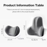 Smartlyo car lumbar support back cushion and neck pillow set, designed for ergonomic comfort during driving.