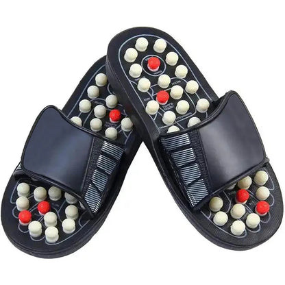 Acupressure Foot Massage Slippers – Reflexology Therapy Sandals for Plantar Fasciitis & Foot Pain Relief