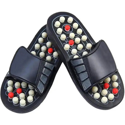 Acupressure Foot Massage Slippers – Reflexology Therapy Sandals for Plantar Fasciitis & Foot Pain Relief