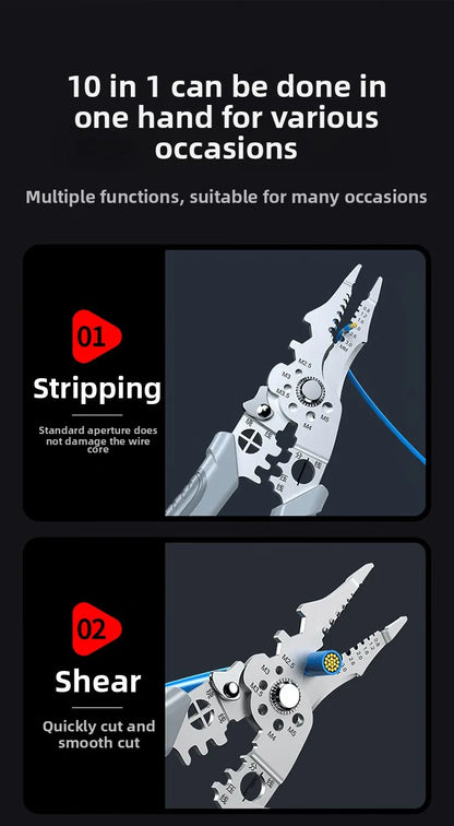 Smartlyo multifunctional wire handling tool with ergonomic design and adjustable features for easy cable management.