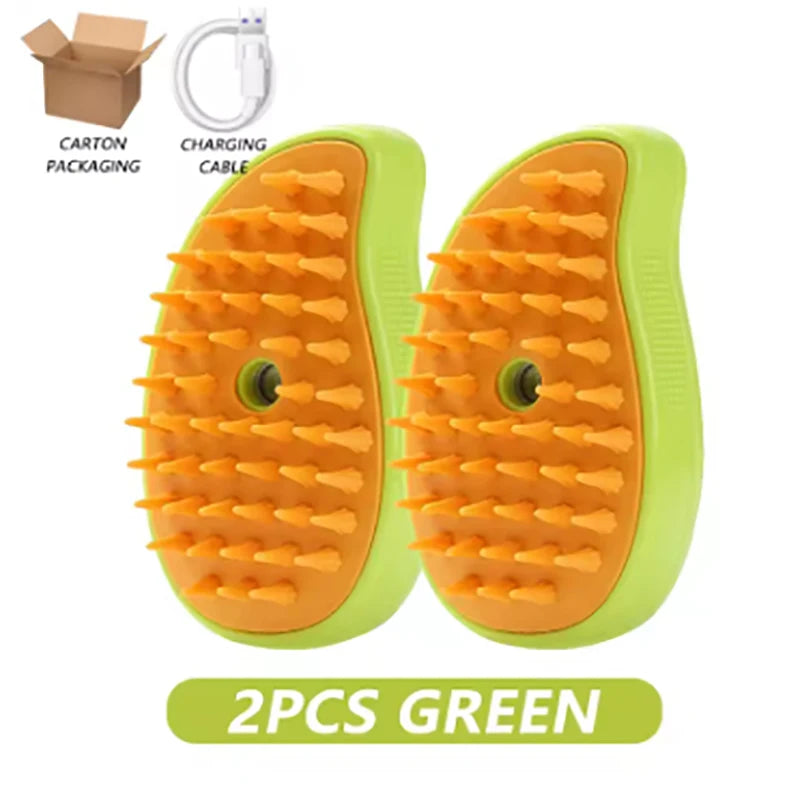 Smartlyo steam pet hair removal brush showing the sleek electric spray design for effective pet hair removal