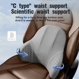 Smartlyo car lumbar support back cushion and neck pillow set, ergonomic design for enhanced driving comfort and posture support.
