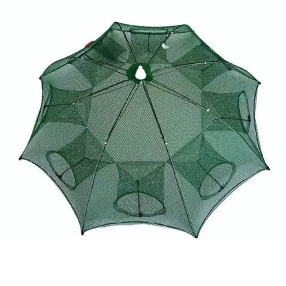 Foldable fishing net by Smartlyo with a lightweight frame and mesh netting, suitable for freshwater and saltwater fishing.