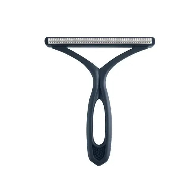 Smartlyo double-sided pet hair remover with textured surfaces for effective pet hair removal from furniture and clothing.