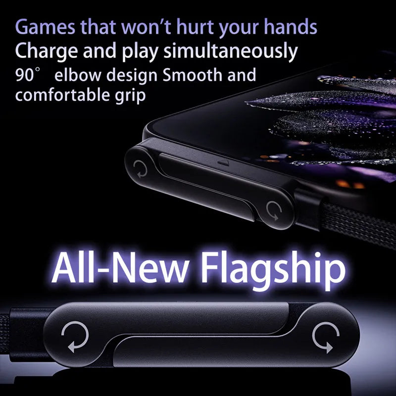 240W Fast Charging Foldable Phone Holder Data Cable