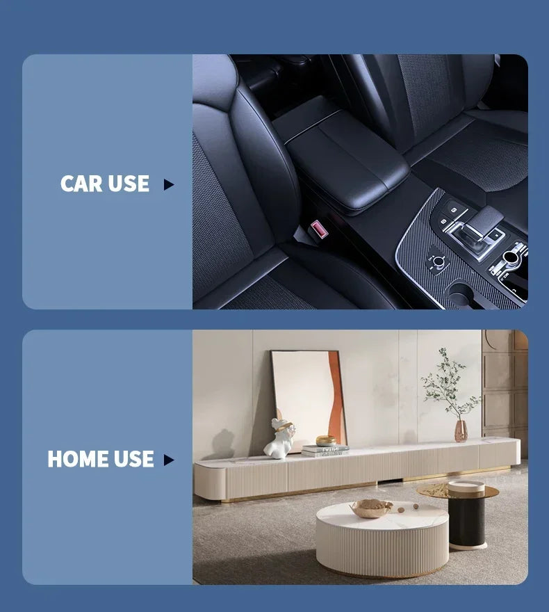 Wireless car vacuum cleaner from Smartlyo, cordless and portable, with a sleek design for effortless cleaning inside vehicles.