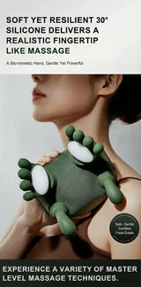 Smartlyo automatic shoulder and neck massager with ergonomic design and adjustable straps for targeted relief.