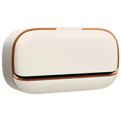 Luxury wall-mounted soap holder by Smartlyo, sleek design with a chrome finish, mounted on bathroom wall for convenient soap storage.