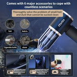 Smartlyo ITUTN wireless car vacuum cleaner shown with compact design and handheld operation for convenient vehicle cleaning.