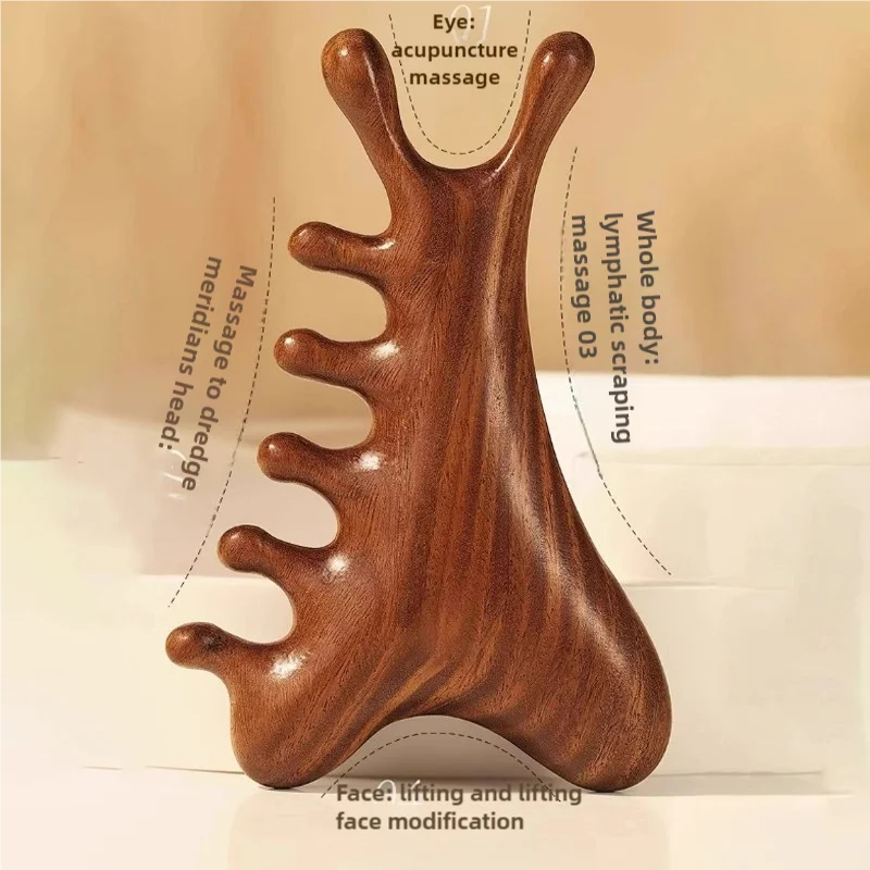 Sandalwood 4-in-1 Massage Comb