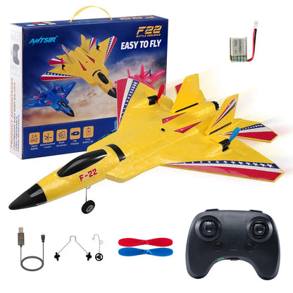 Smartlyo remote control SU-27 plane flying outdoors, detailed model aircraft with blue and gray design, ready for remote flight fun.
