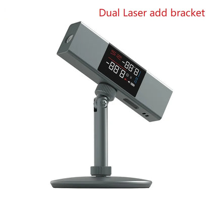 Digital inclinometer from Smartlyo, Laser Protractor for precise angle measurement, shown with digital display and ergonomic design.