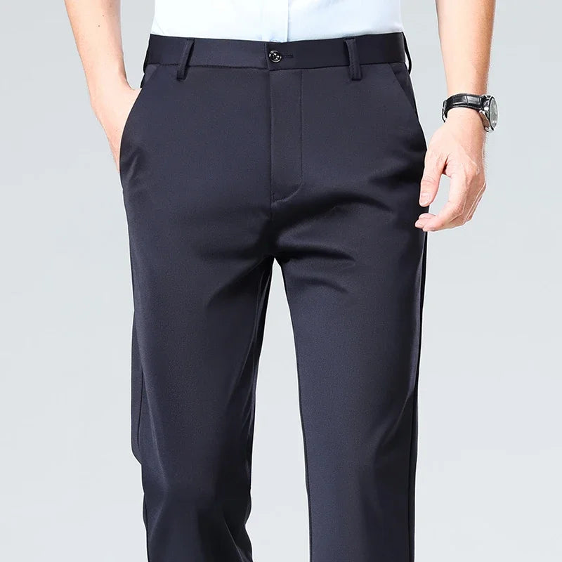 Men's Slim Stretch Wrinkle-Resistant Dress Pants