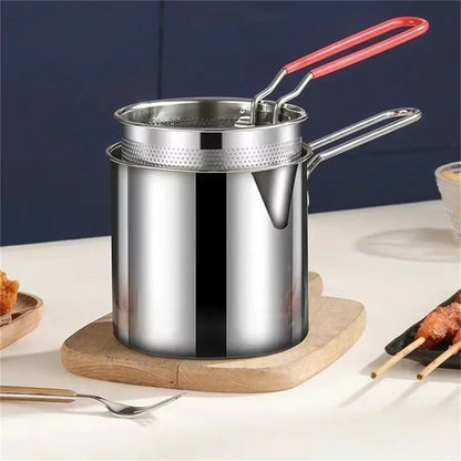 Smartlyo stainless steel fryer with digital controls, compact design, and sturdy construction for even cooking.