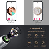 Smartlyo Smart Visual Ear Cleaner with Camera showing the device and its camera tip for ear cleaning and inspection.