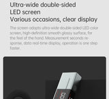 Smartlyo Laser Protractor Digital Inclinometer showing a digital display measuring angles with a sleek design