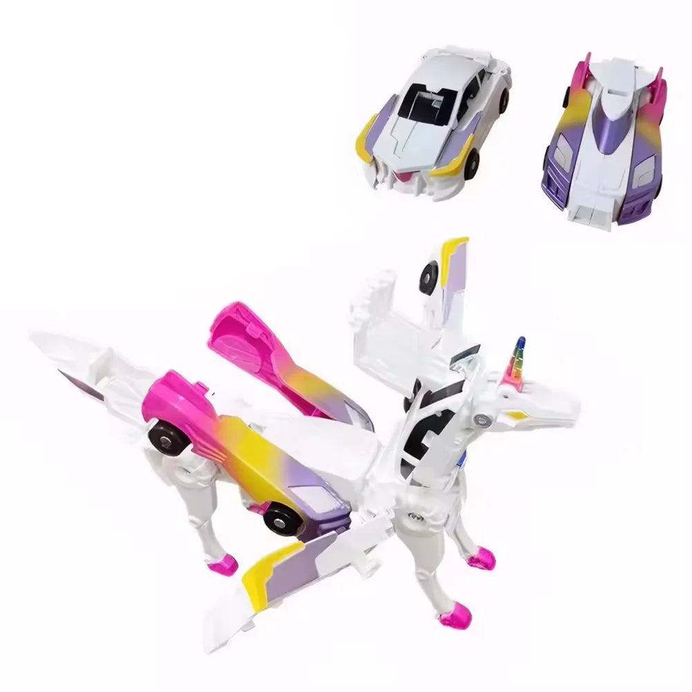 Unicorn Transformer 2-in-1 Magnetic Car Toy