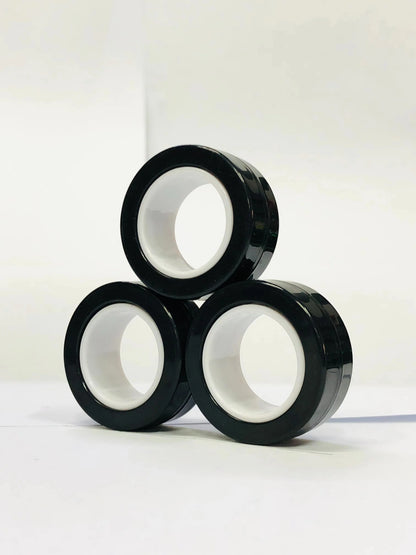 Magnetic Fidget Rings 3pcs – Finger Spinner Stress Relief Set