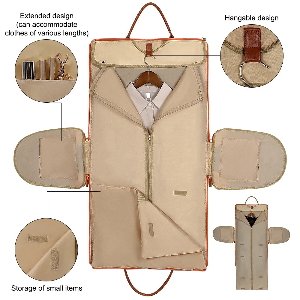 Foldable Travel Garment Duffel Bag