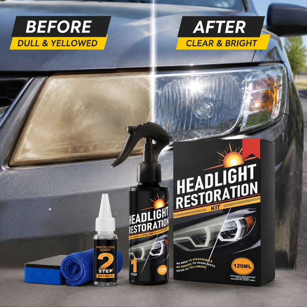 Headlight Restoration Kit – No Sanding
