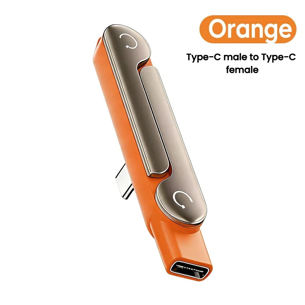 2-in-1 240W USB-C Cable & Foldable Bracket – Fast Charge + Phone/Tablet Stand