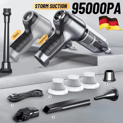 Wireless Car Vacuum Cleaner Strong Cordless Cleaner