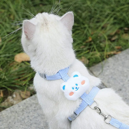 Summer Cute Animal Cat Harness
