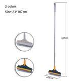 Smartlyo 2-in-1 multifunctional scrub brush with handle and scrubbing surface, ideal for cleaning various surfaces.