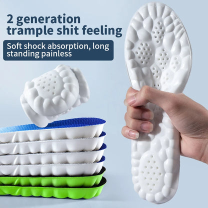 Breathable Shock Absorption Cushion Running Orthopedic Care Insoles