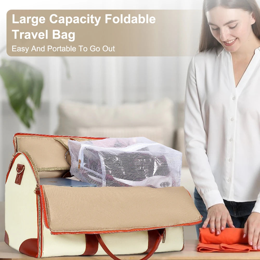 Foldable Travel Garment Duffel Bag