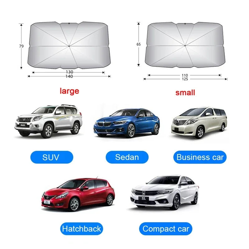 Foldable Windshield Sun Shade