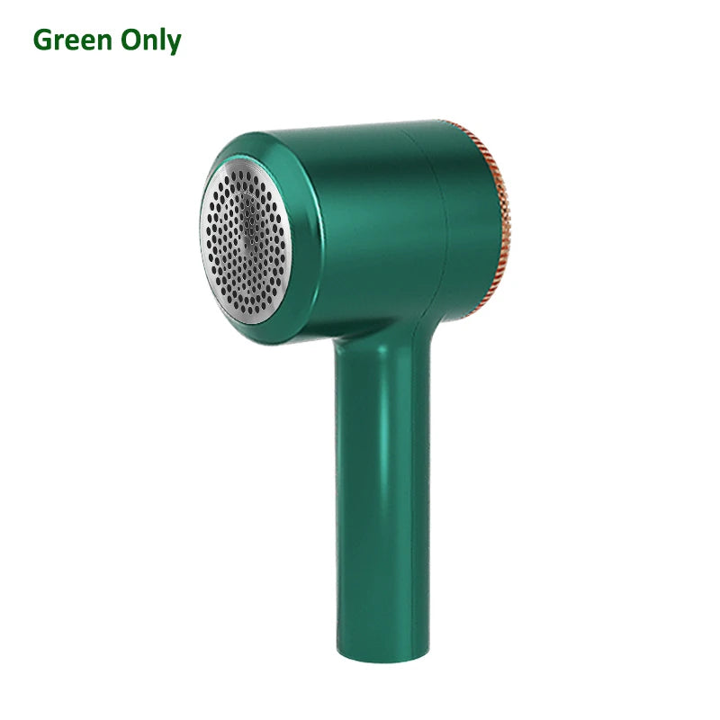 Rechargeable electric lint remover by Smartlyo with a compact design for removing lint and fuzz from clothing and fabric.