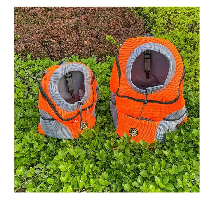 Smartlyo pet carrier portable travel backpack showing a breathable mesh design with adjustable straps for comfortable pet transport.