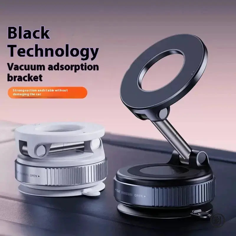 Smartlyo Strong Magnetic Car Phone Holder mounted on a dashboard with a smartphone securely attached for hands-free use
