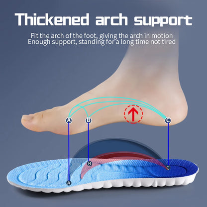 Breathable Shock Absorption Cushion Running Orthopedic Care Insoles