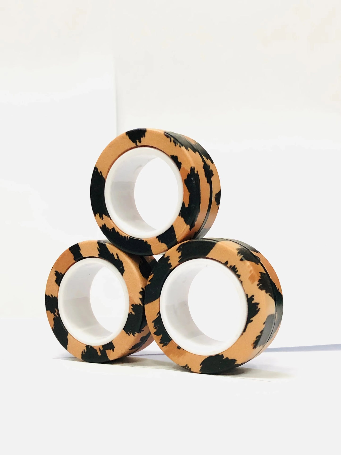 Magnetic Fidget Rings 3pcs – Finger Spinner Stress Relief Set