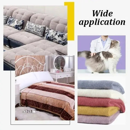 Double-sided Smartlyo pet hair remover with reusable lint roller for efficient pet hair removal on furniture and clothing.