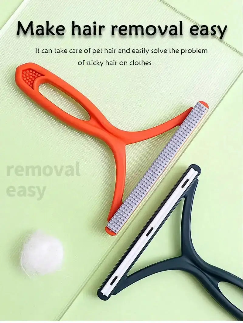 Double-sided pet hair remover by Smartlyo with reusable lint removal surfaces on a white background