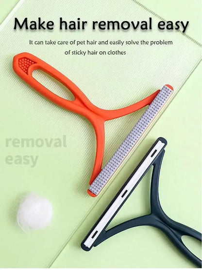 Double-sided pet hair remover by Smartlyo with reusable lint removal surfaces on a white background