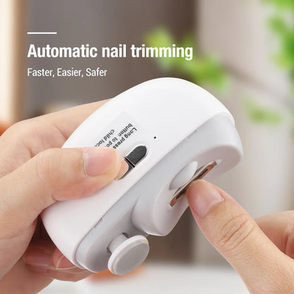 Rechargeable Electric Nail Clipper with LED Light
