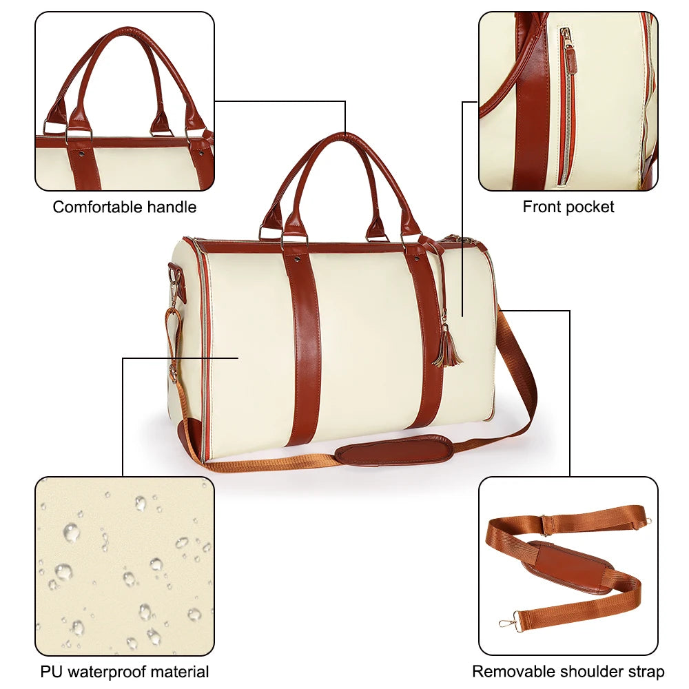 Foldable Travel Garment Duffel Bag