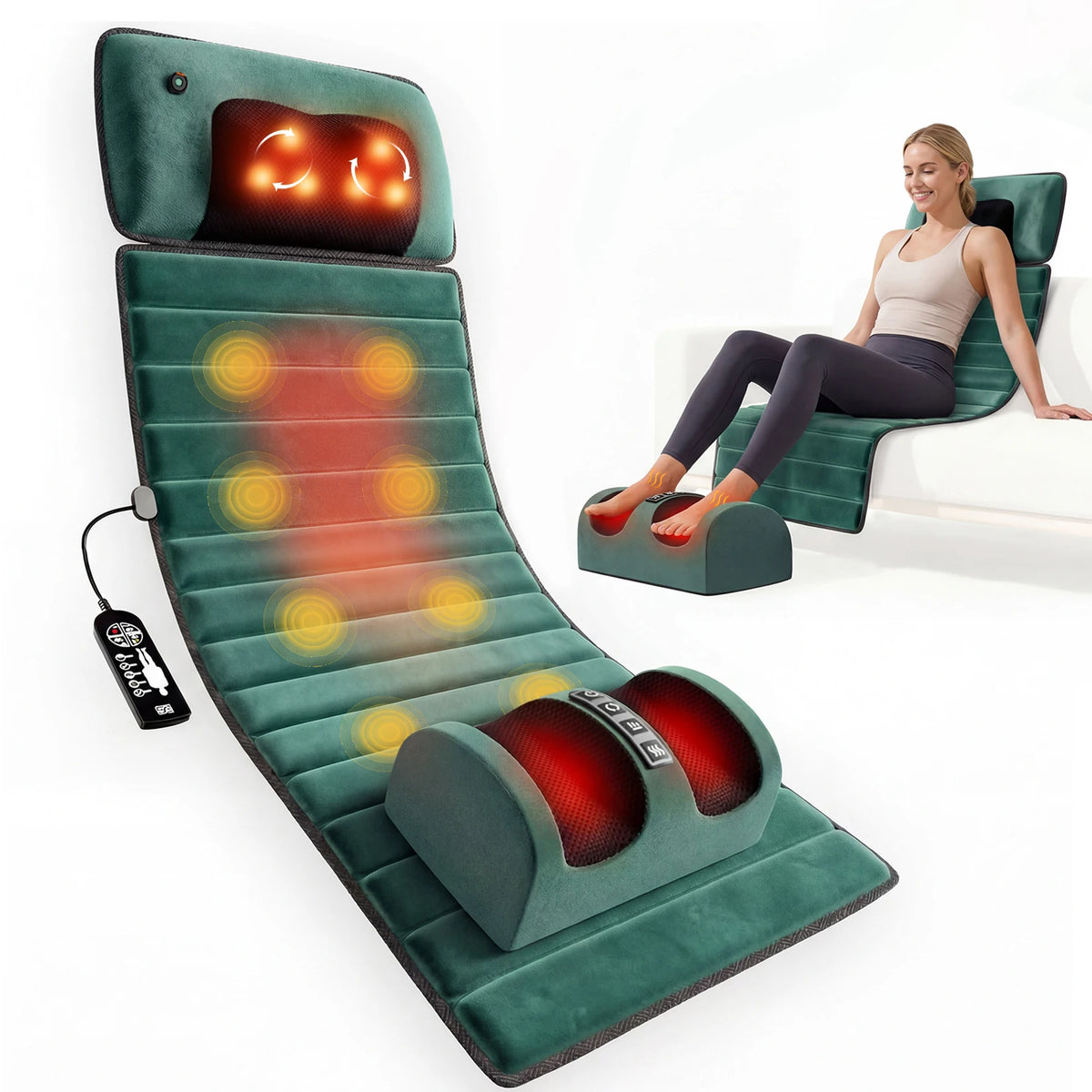 Version with foot massager
