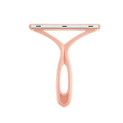 Smartlyo double-sided pet hair remover with textured surfaces for effective pet hair removal on furniture and clothing.
