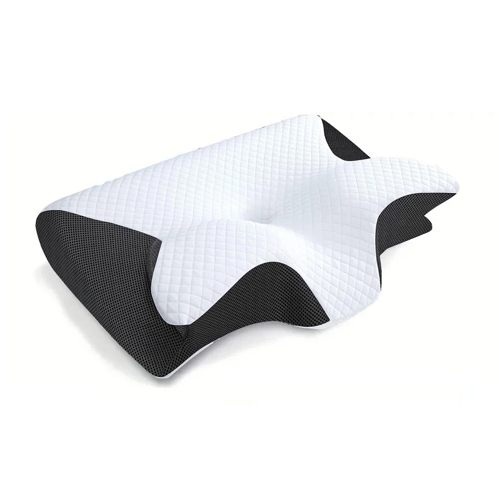 Cervical orthopedic pillow from My Store with contoured design for neck support and comfort during sleep.