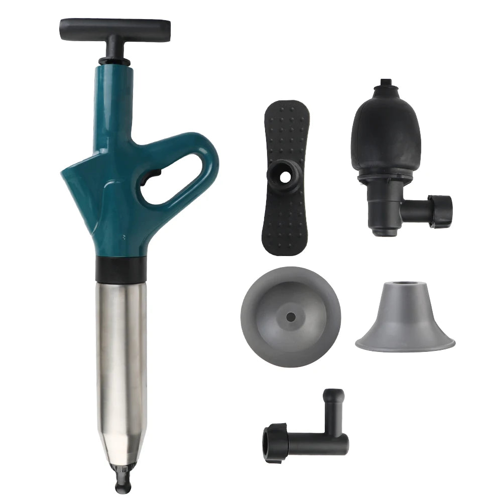 High pressure drain plunger dredge for clog removal, durable tool for clearing stubborn blockages in pipes and drains.