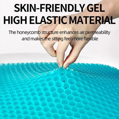 Smartlyo Honeycomb Pain Relief Cushion showing ergonomic honeycomb design for comfort and support.